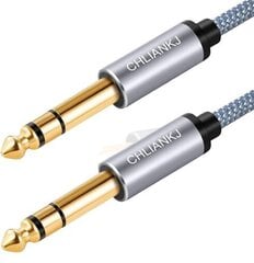 Инструментальный кабель Chliankj, 6,35–6,35 мм цена и информация | Кабели и провода | 220.lv