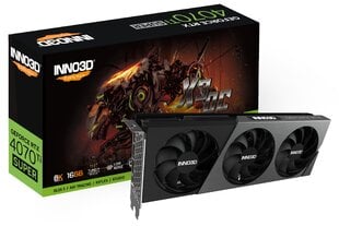 Inno3D GeForce RTX 4070 Ti Super X3 OC (N407TS3-166XX-186158N) цена и информация | Видеокарты (GPU) | 220.lv