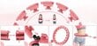 Vingrošanas stīpa Hikey, 45-115 cm, rozā cena un informācija | Vingrošanas riņķi un nūjas | 220.lv
