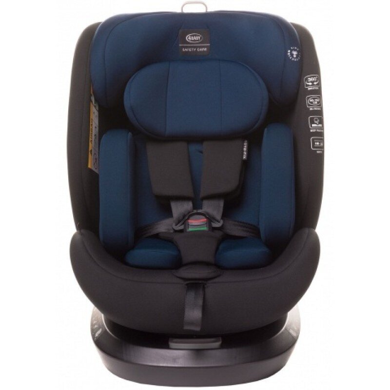 Mašīnas sēdeklis 4Baby Roto-Fix, 0-36kg, Navy Blue cena un informācija | Autokrēsliņi | 220.lv