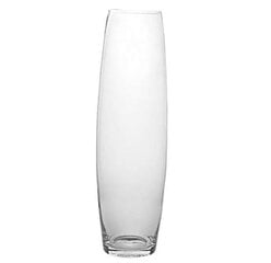 Стеклянная ваза, 50 см. цена и информация | Вазы | 220.lv