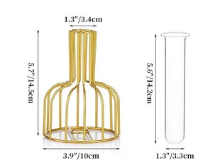 Mini stikla vāze, 14,5 cm цена и информация | Вазы | 220.lv