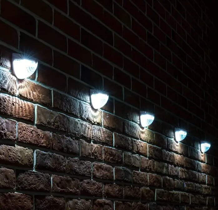 LED āra gaismas ar saules baterijām, 6 gab cena un informācija | Āra apgaismojums | 220.lv