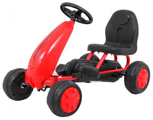 Pedāļu kartings Gokarts, sarkans, 60 x 35 x 39 cm cena un informācija | Rotaļlietas zēniem | 220.lv