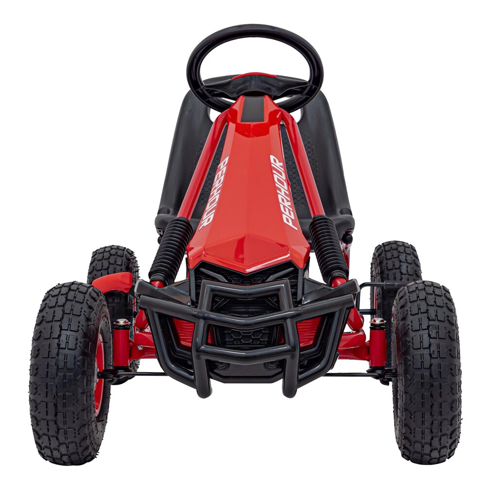 Pedāļu kartings Gokarts, sarkans, 105x59x56cm cena un informācija | Rotaļlietas zēniem | 220.lv