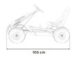 Pedāļu kartings Gokarts, sarkans, 105x59x56cm cena un informācija | Rotaļlietas zēniem | 220.lv