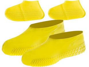 Водонепроницаемые протекторы для обуви, размер 26-34, желтые цена и информация | Для ухода за обувью и одеждой | 220.lv