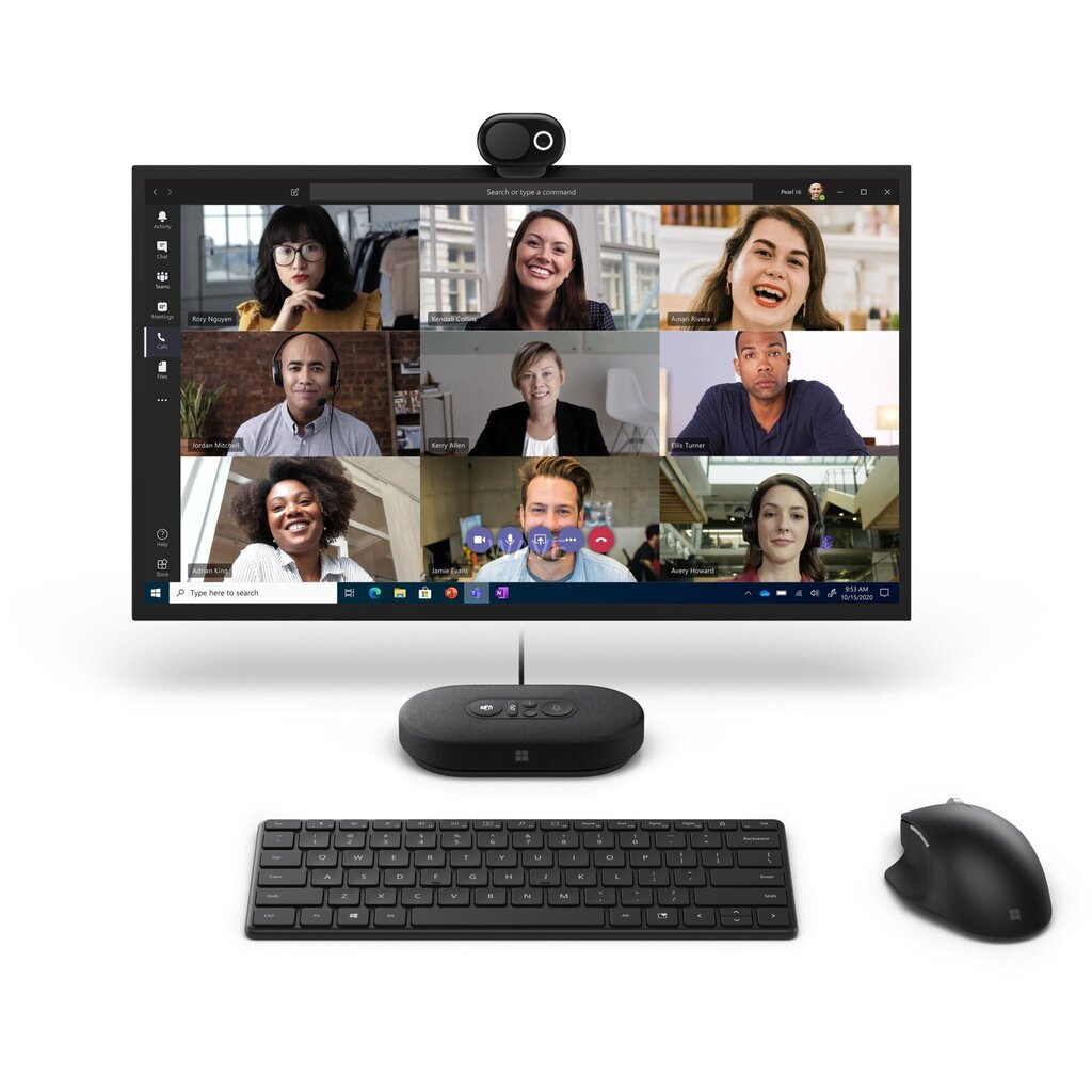 Microsoft Modern Webcam Black 8L3-00002 cena un informācija | Datoru (WEB) kameras | 220.lv