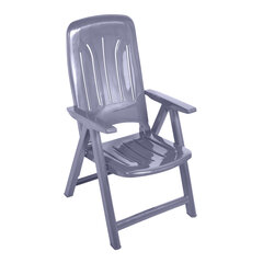 Krēsls Oler, pelēks cena un informācija | Dārza krēsli | 220.lv