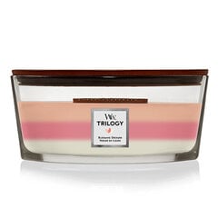 WoodWick aromātiskā svece Trilogy Blooming Orchard 453.6 g cena un informācija | Sveces un svečturi | 220.lv