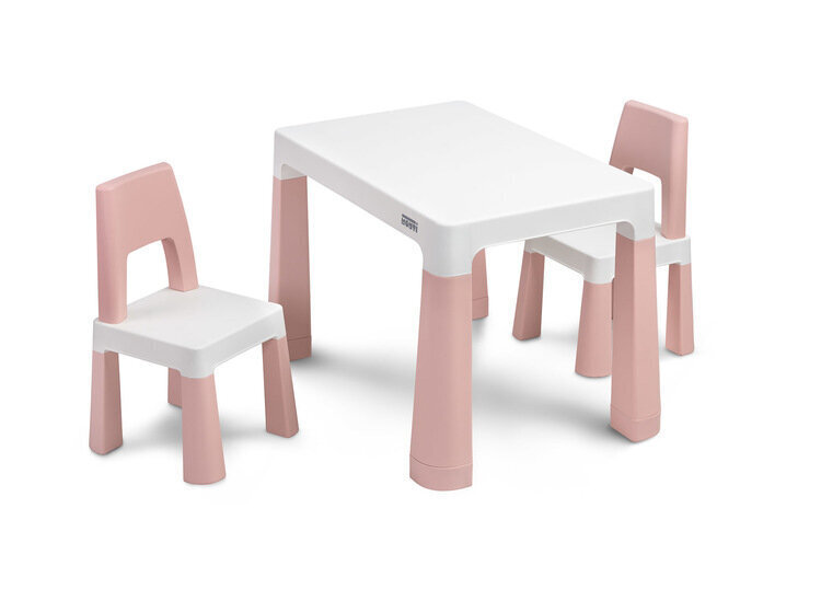 3 daļu bērnu mēbeļu komplekts Toyz Monti, rozā krāsā cena un informācija | Bērnu krēsliņi un bērnu galdiņi | 220.lv
