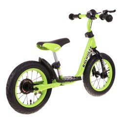 Divuriteņu līdzsvara velosipēds SporTrike, zaļš cena un informācija | Balansa velosipēdi | 220.lv