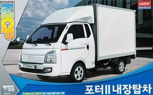Līmējošais modelis Academy 15145 Hyundai PORTER Ⅱ Box Truck 1/24 цена и информация | Склеиваемые модели | 220.lv