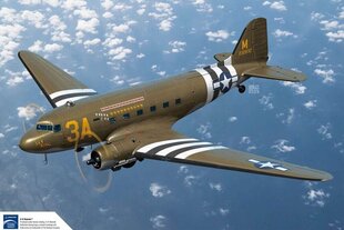 Līmējošais modelis Academy 12633 USAAF C-47 Skytrain 1/144 цена и информация | Склеиваемые модели | 220.lv