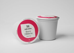 Multikapsulu tēja Meama Ogu hibiskus, 12 kapsulas / Vācija cena un informācija | Tēja | 220.lv