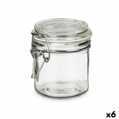 яс Прозрачный Металл Cтекло Силикон 250 ml 11,5 x 10 x 8,5 cm (6 штук) цена и информация | Посуда для хранения еды | 220.lv