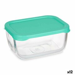 Судок SNOW BOX Зеленый Прозрачный Cтекло полиэтилен 420 ml (12 штук) цена и информация | Посуда для хранения еды | 220.lv