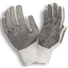Трикотажные рабочие перчатки, M цена и информация | Рабочие перчатки | 220.lv