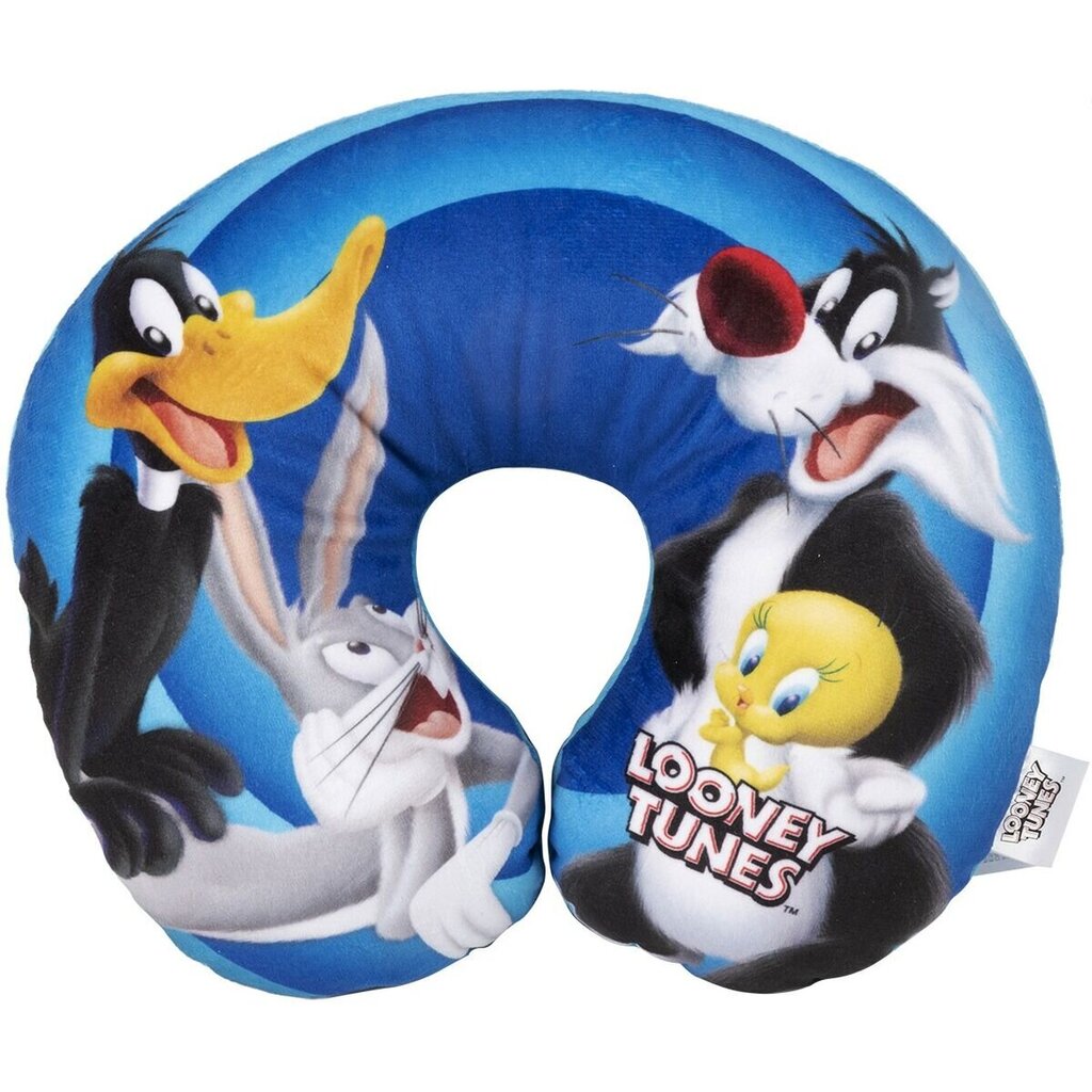 Ceļojumu spilvens Looney Tunes cena un informācija | Spilveni | 220.lv