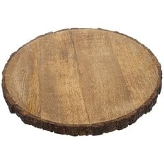 декоративный деревянный поднос с корой, 39 см цена и информация | Посуда, тарелки, обеденные сервизы | 220.lv