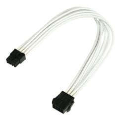 Nanoxia 8-Pin PCI-E extension cable 30cm white цена и информация | Кабели и провода | 220.lv