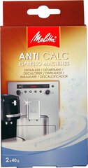 Чистящие таблетки Melitta Anticalc Espresso Machines (178582), 2 шт. цена и информация | Принадлежности для кофейных автоматов | 220.lv