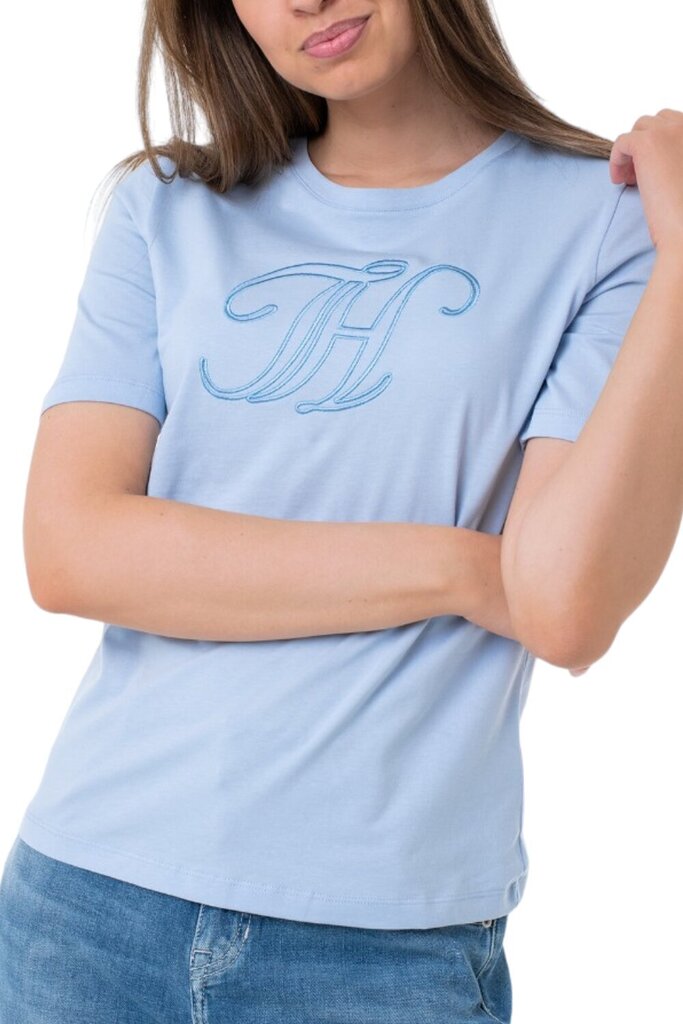 Tommy Hilfiger T-krekls sievietēm WW0WW35503 C10, zils cena un informācija | T-krekli sievietēm | 220.lv