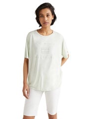 Tommy Hilfiger T-krekls sievietēm WW0WW34430 YCF, balts cena un informācija | T-krekli sievietēm | 220.lv