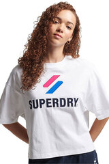 T-krekls sievietēm Superdry W1010824A 01C, balts cena un informācija | T-krekli sievietēm | 220.lv