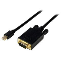 Startech Mini DisplayPort/VGA, 3 m cena un informācija | Kabeļi un vadi | 220.lv