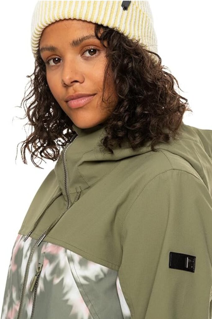 Slēpošanas jaka sievietēm Roxy ERJTJ03377, zaļa цена и информация | Slēpošanas apģērbs | 220.lv