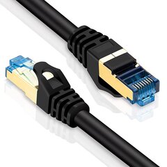 Montis Kabel sieciowy S/FTP MT041-3 CAT.7 Сетевой кабель 3 м Черный Cat7 S/FTP (S-STP) цена и информация | Кабели и провода | 220.lv
