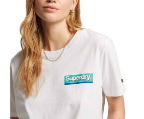 T-krekls sievietēm Superdry W1010796A, balts cena un informācija | T-krekli sievietēm | 220.lv