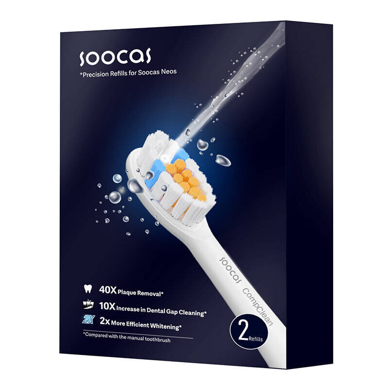 Soocas T03 цена и информация | Uzgaļi elektriskajām zobu birstēm | 220.lv