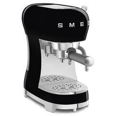 SMEG Espresso machine (ECF02BLEU) black Schwarz цена и информация | Кофемашины | 220.lv