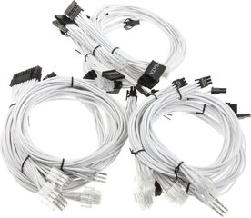 Super Flower Sleeve Cable Kit - White цена и информация | Кабели и провода | 220.lv