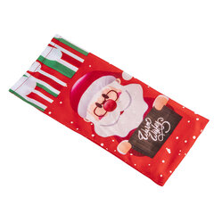 Ziemassvētku maisiņš pudelēm Santa Claus cena un informācija | Ziemassvētku dekorācijas | 220.lv