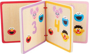 Koka grāmata, Sesame Street, skaitļi un krāsas цена и информация | Игрушки для малышей | 220.lv