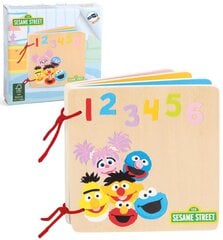 Koka grāmata, Sesame Street, skaitļi un krāsas цена и информация | Игрушки для малышей | 220.lv