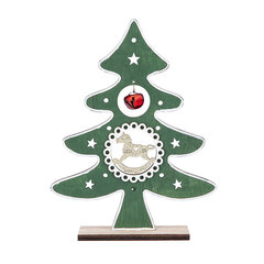 Ziemassvētku eglītes figūriņa ar rotājumu cena un informācija | Ziemassvētku dekorācijas | 220.lv