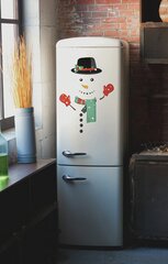 магнит на холодильник снеговик 20 эл. 33,5x18,5x0,16 см цена и информация | Рождественские украшения | 220.lv