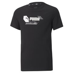 T-krekls zēniem Puma, melns цена и информация | Рубашки для мальчиков | 220.lv