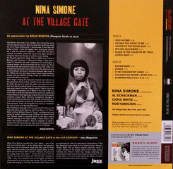 Nina Simone - At The Village Gate, LP, виниловая пластинка, 12" vinyl record, Blue vinyl цена и информация | Виниловые пластинки, CD, DVD | 220.lv