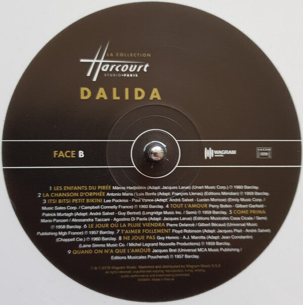 Vinila plate Dalida цена и информация | Vinila plates, CD, DVD | 220.lv