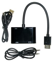 XtendLan HDMI/VGA, 0.2 m цена и информация | Кабели и провода | 220.lv