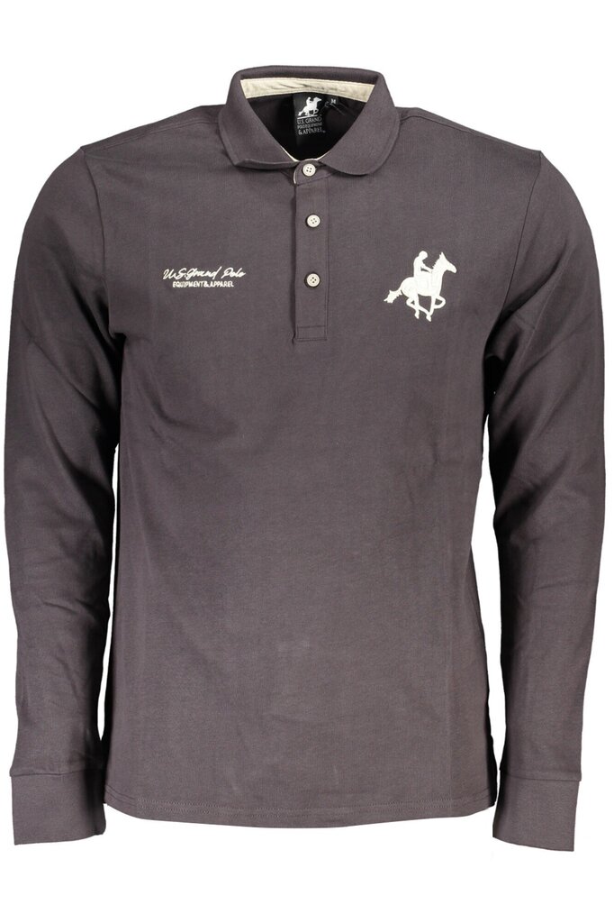 Polo krekls vīriešiem U.S. Grand Polo, pelēks cena un informācija | Vīriešu T-krekli | 220.lv