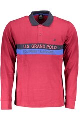 нас. футболка поло grand polo usp878 USP878_ROROSSO_3XL цена и информация | Мужские футболки | 220.lv