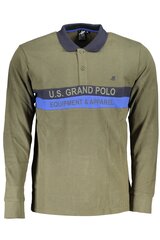 Polo krekls vīriešiem U.S. Grand Polo, zaļš cena un informācija | Vīriešu T-krekli | 220.lv