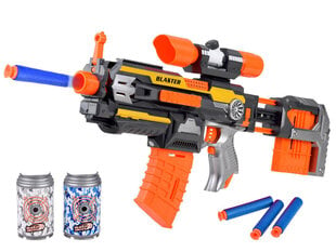 Rotaļu ierocis ar lodēm Blaster, pelēks/oranžs cena un informācija | Rotaļlietas zēniem | 220.lv