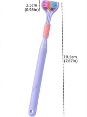 Мягкая трехстороння зубная щетка Electronics LV-336, 1 шт цена и информация | Зубные щетки, пасты | 220.lv
